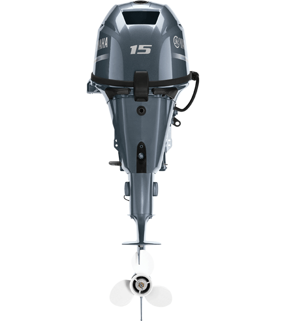 Yamaha 15 HP outboard engine