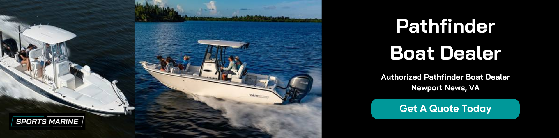 pathdiner boat on water